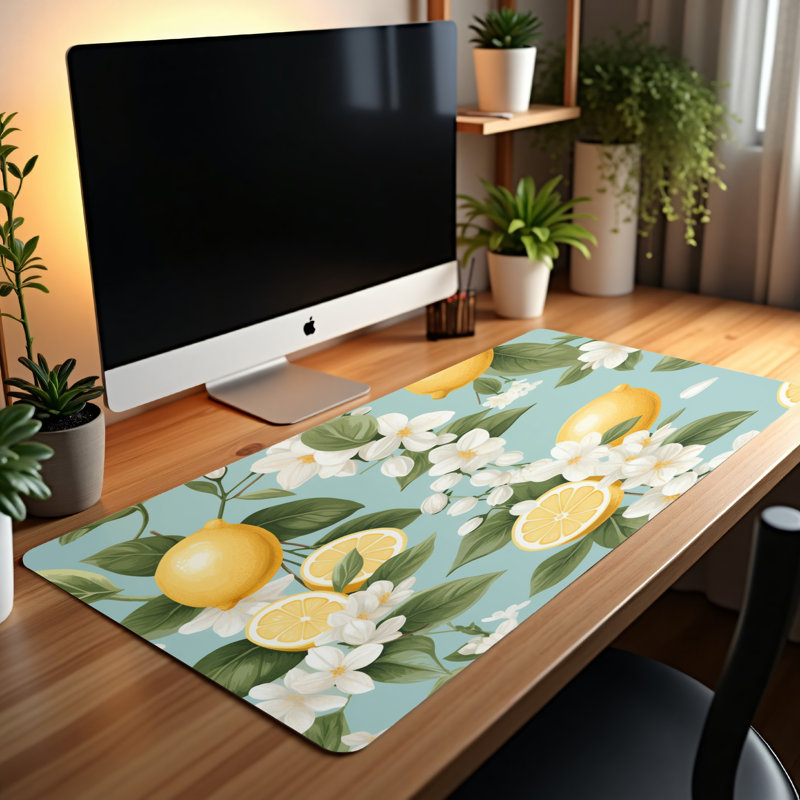 Polyester Desk Pad, 31.5x15.5