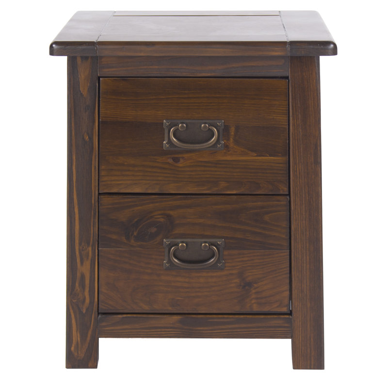 Wickerham 2 Drawer Bedside Table