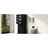 Adjustable Shelf Bathroom Storage Cabinet With Doors And Drawer In Black - Board, Shelf, Tipping Device For-1853805288