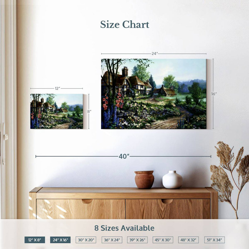 Alvord Country Estate, H 16 po x l 24 po