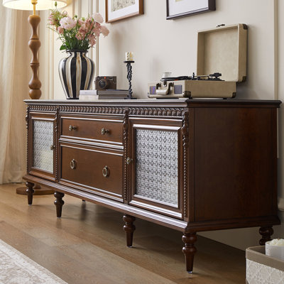 Retro Style Maple TV Stand