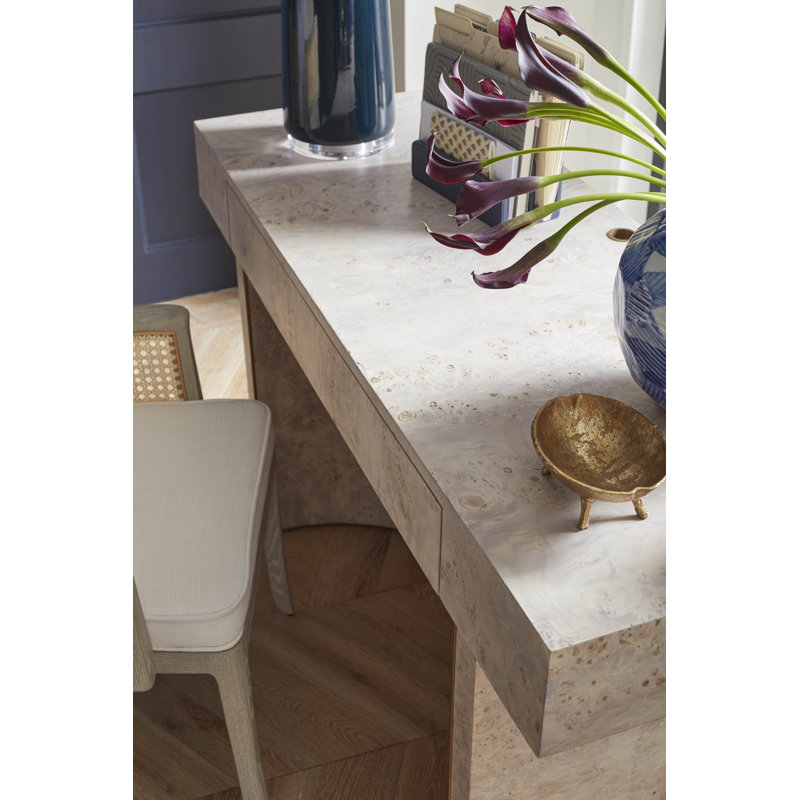 Sloane Writing Desk, Light Gray Burl