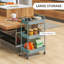 Okemia 79cm H x 45cm W Utility Cart with Wheels-752076442