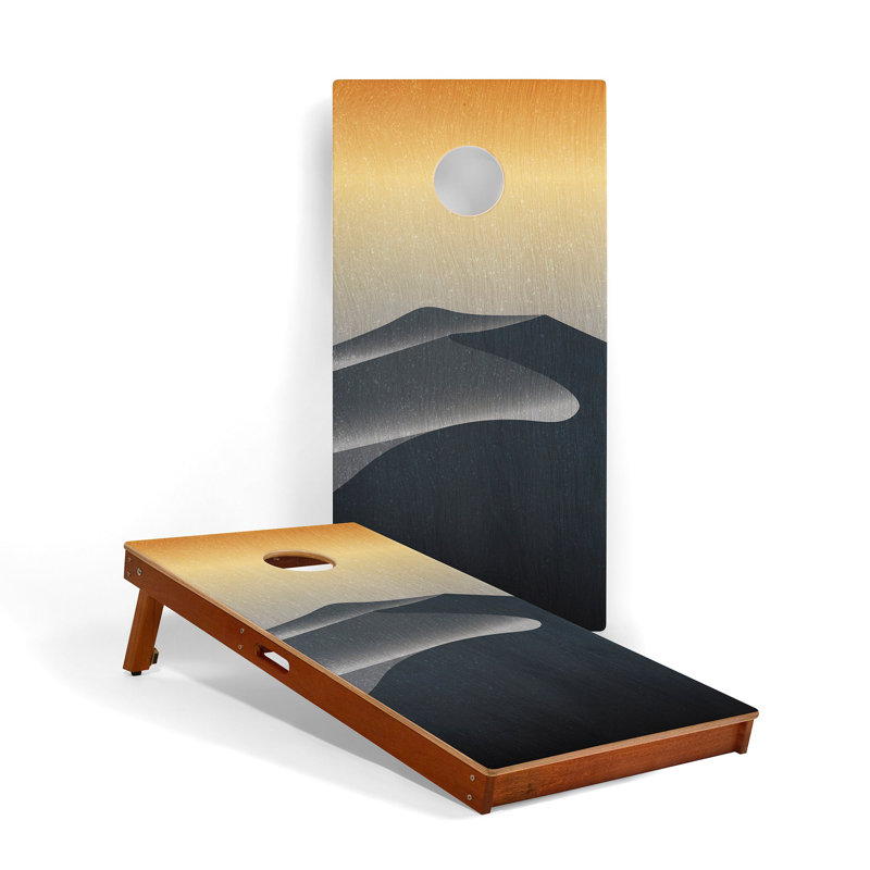 2x4 Mojave National Park Mahogany Pathfinder Cornhole Boards, 48" H x 24" W x 3" D
