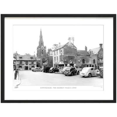 Uppingham, The Market Place C1955 - Single Picture Frame Print