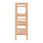 6 paires de range-chaussures convertibles en bois massif empilables au fini naturel, H 32,01 po x l 27,24 po x P 10,50 po