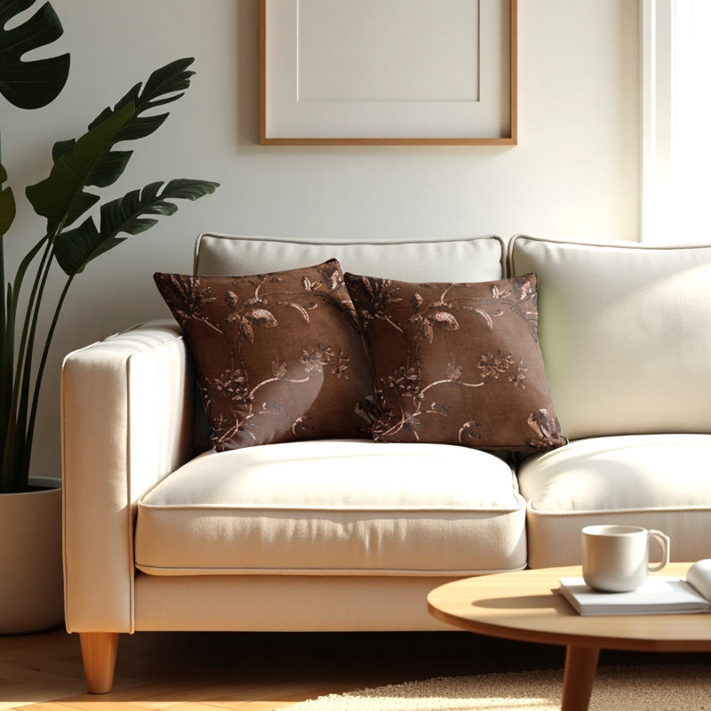 Housse et insert de coussin carré Anwon