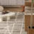 Rug Branch Marfried Abstract Indoor Area Rug, Grey Cream, Modern-1281667630