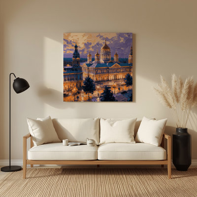 Cities Bucharest Romania Brown Metal Wall Art