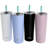 Mr. Coffee Java Quest 4 Piece 23 Oz Stainless Steel Tumbler Set With Lids And Straws In Assorted Colours