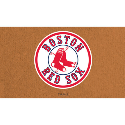 Tapis en fibre de coco Boston Red Sox 16 po x 28 po