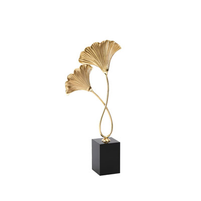 Ornement en feuille de ginkgo en cuivre Creative Creative