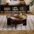 Brown Solid Wood Round Coffee Table Sets-1521820469
