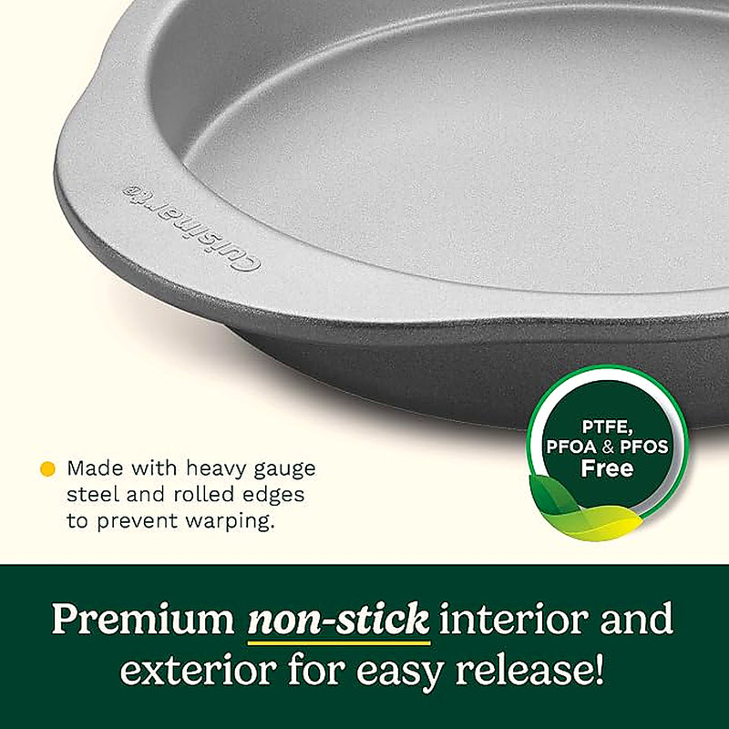 Moule à gâteau rond en métal 9 po Easy Grip