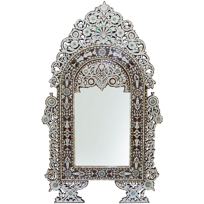 Andalusian Coquillage Flat Wall Mirror