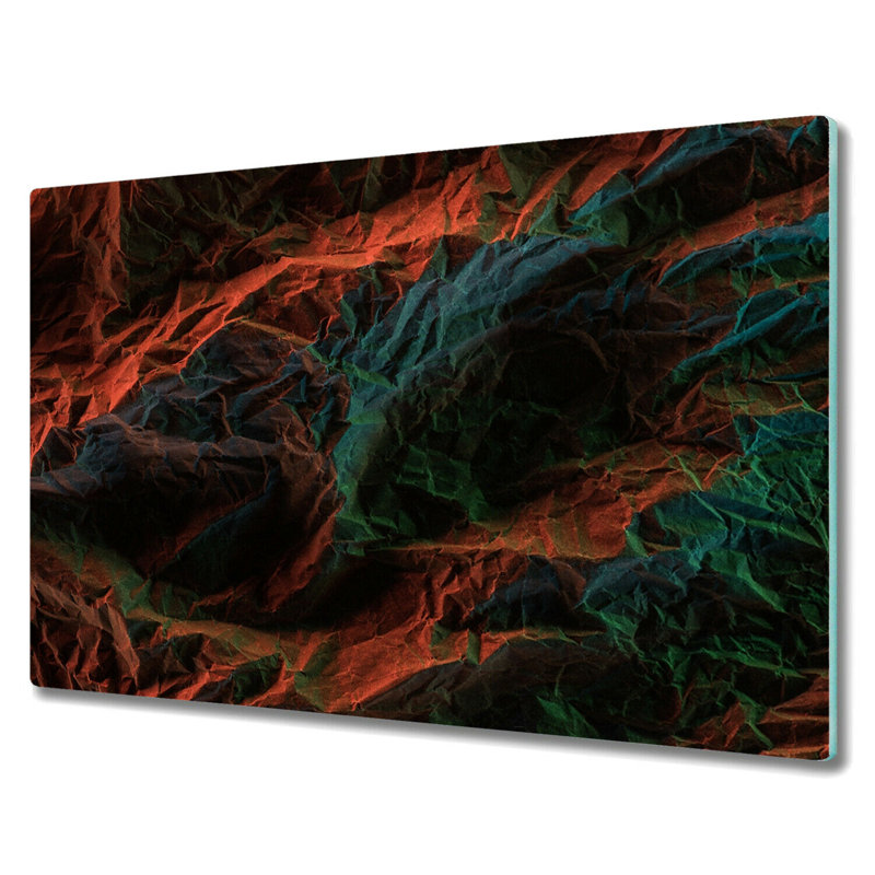 Kenshawn Tempered Glass Rocks Chopping Board, 52cm x 80cm