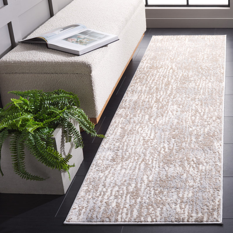 Tapis abstrait Kula Performance, Tapis de couloir 2 pi 2 po x 8 pi