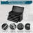 2-in-1 Detachable Rolling Tool Chest - 5-Drawer Metal Cabinet with Lockable Storage, Sliding Drawers & Liners, for Garage, Workshop, Warehouse (Black)-1160977518