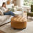 Dimitrika 29.5'' W Faux Leather Tufted Storage Ottoman-992820711
