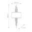 Guerrier Flush Mounted Sconce-37015758