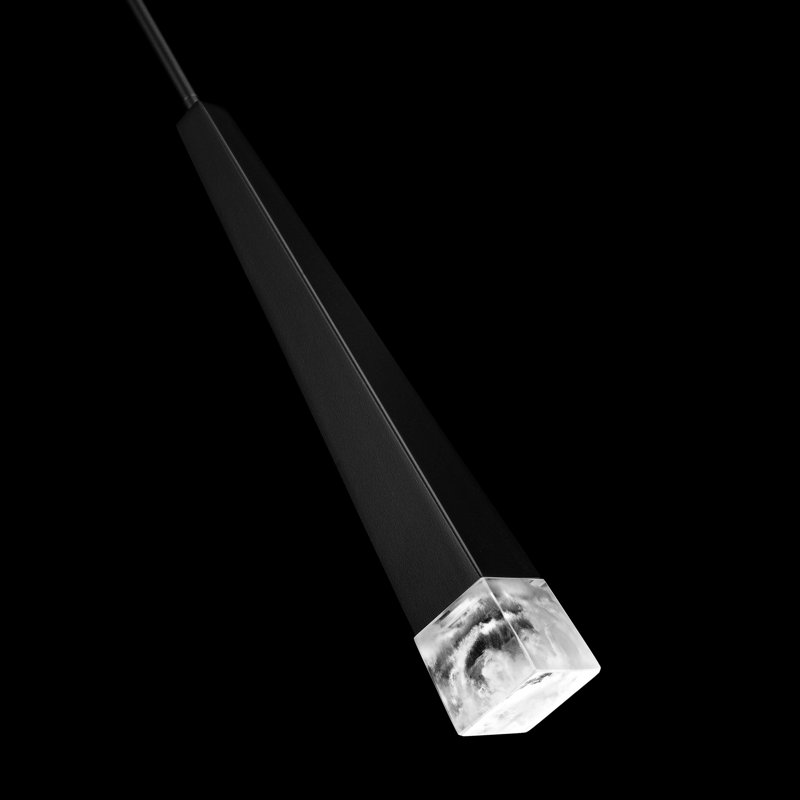 Harper 1 - Light LED Pendant, Black