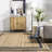 Speight Coastal Braided Power Loom Jute Brown/Navy Bordered Rug-25886537