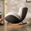 Chaise berçante simple et luxueuse
