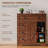 Farmhouse Storage Cabinet With 2 Doors And 4 Drawers-923063435