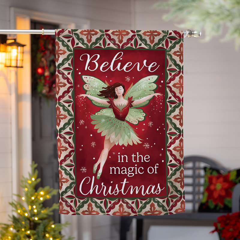 Drapeau de maison Believe Fairy