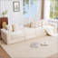 10-In-1 Convertible Sofa Sectional, Corner Couch, Floor Sleeper, No Assembly, DIY Modular Sofa With Side Pockets And Pillows-1292215233