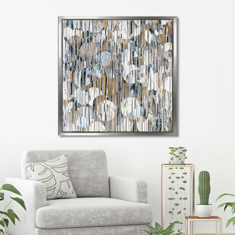 Hebrews 4: 12 the Word par Mark Lawrence - impression, Cadre flottant argent, H 31,5 po x l 31,5 po x P 2 po