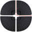 Base de parasol autoportante en plastique pour patio