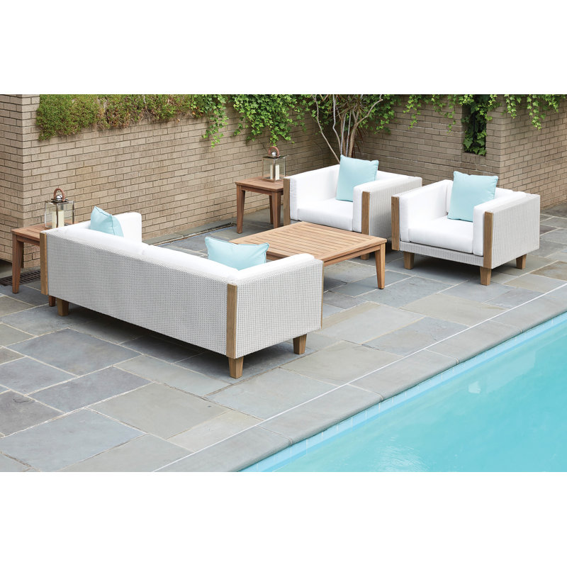 Catalina Outdoor 3 - Seat Patio Sofa, Fawn, Aman Capri