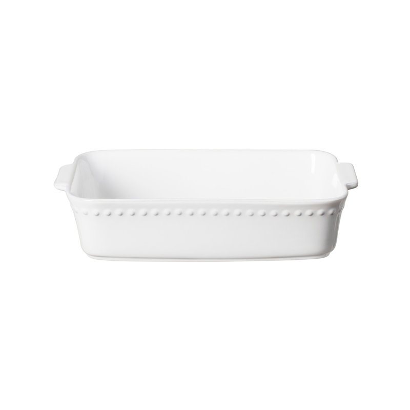 Pearl Rectangle Stoneware Baker