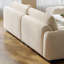 Causeuse-coussin modulaire en polyester beige