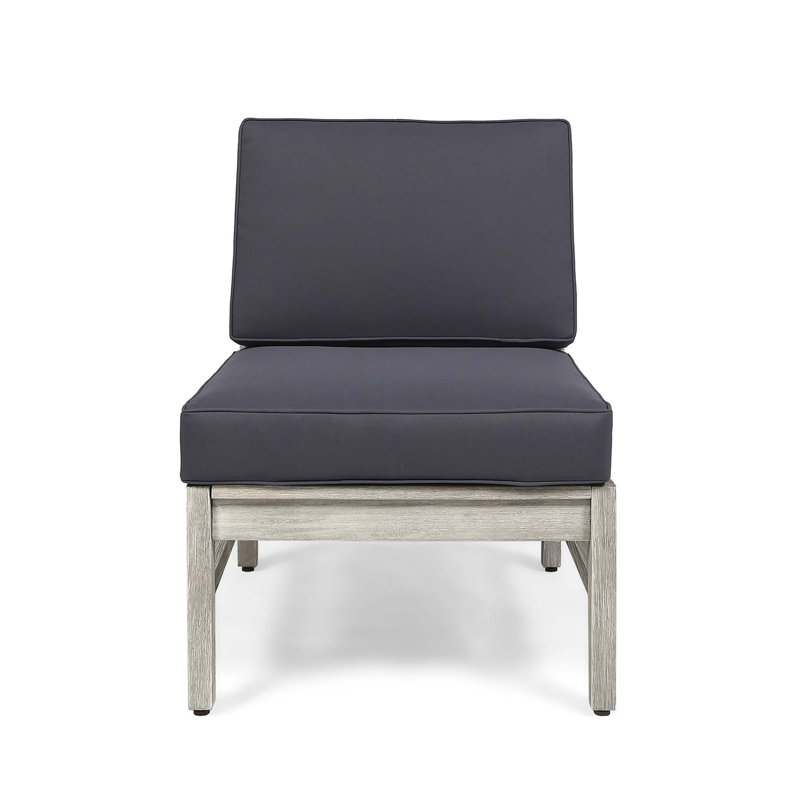 Fauteuil Perla, Gris, Gris foncé