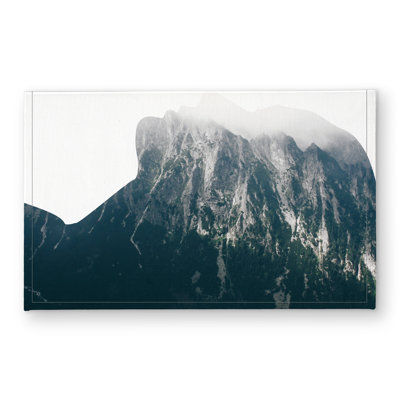 Just breathe Mountains Figurative Door Mat - Home Decor