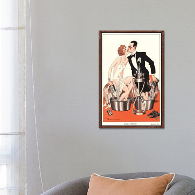 1930s Le Sourire II Cover by The Advertising Archives - Floater Frame Gallery-Wrapped Canvas Giclée on Canvas