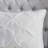 7 Piece Tufted Comforter Set White Cal King