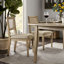 De 2 chaises de salle à manger, dossier en canne, assise rembourrée, base en bois massif, fabrication requise, assemblage requis, chaise 2 d'ombrage brune, structure souple, touche moderne