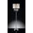 Kazuko 60'' Chrome Traditional Floor Lamp
