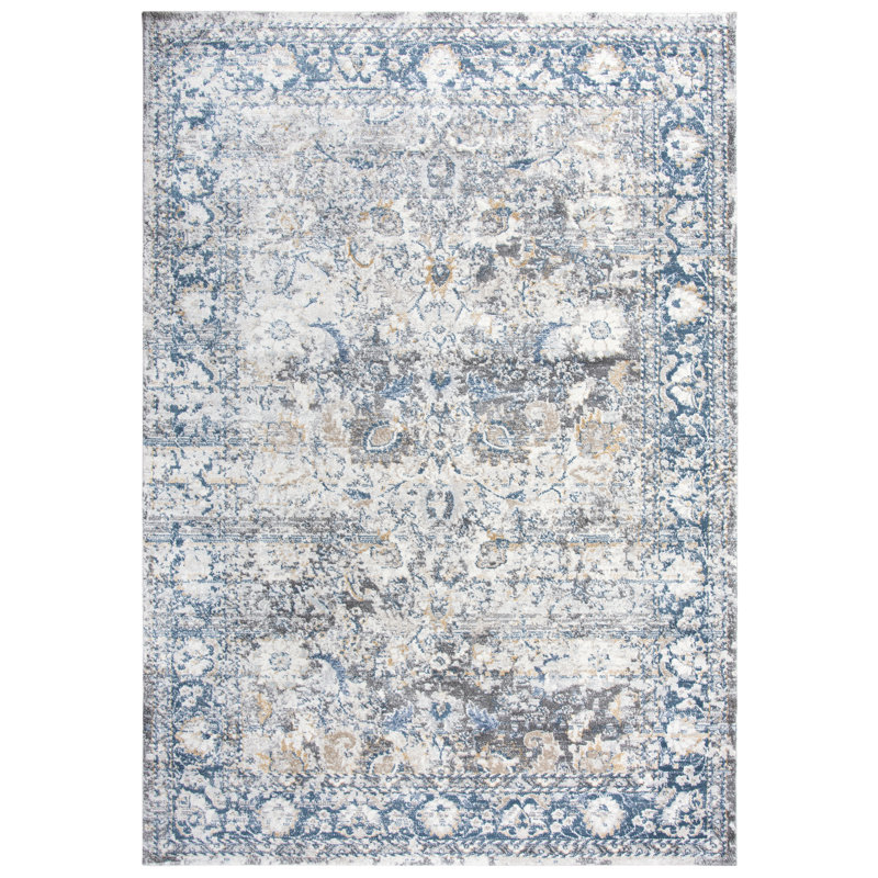 Shockey Geometric Indoor Rug, Rectangle 3'11" x 5'6" 