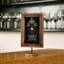 2 Piece Free Standing Burnt Wood Framed Tabletop Chalkboard Set-2116593584