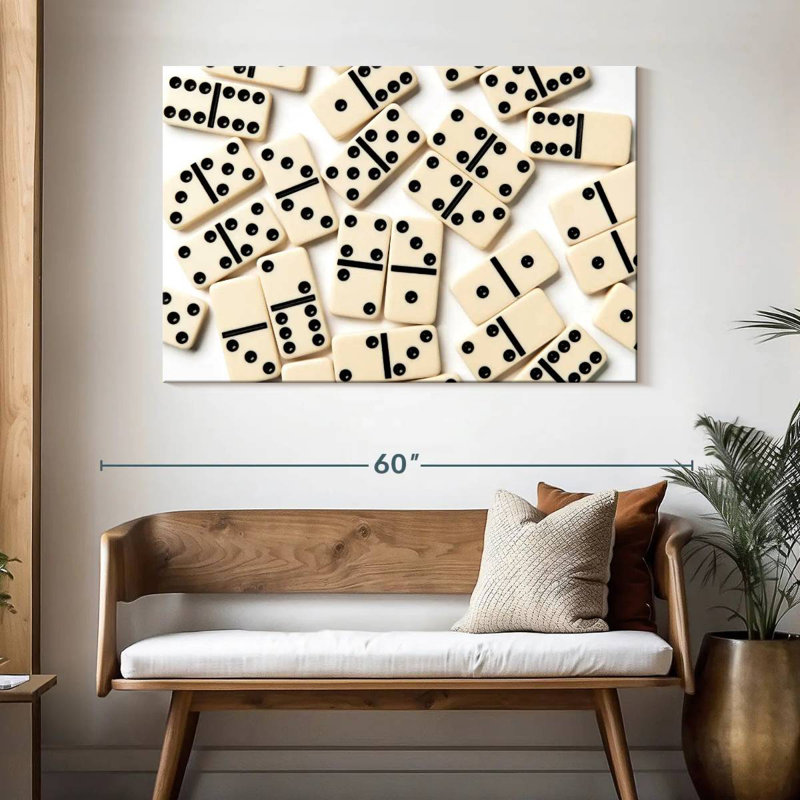 Dominos classiques Senne, H 32 po x l 48 po
