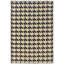 Tapis noir / beige en laine touffeté à la main 5 pi x 8 pi Destinee-25440052