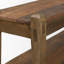 Banc en bois récupéré brun foncé Ashwick
