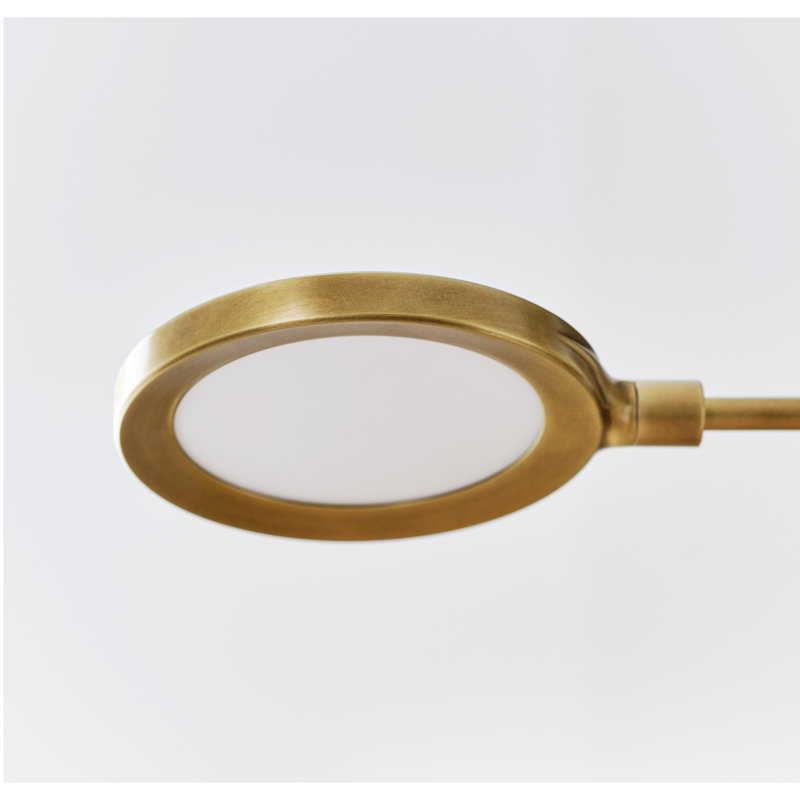 Spectica 6 Chandelier, Plated Brass