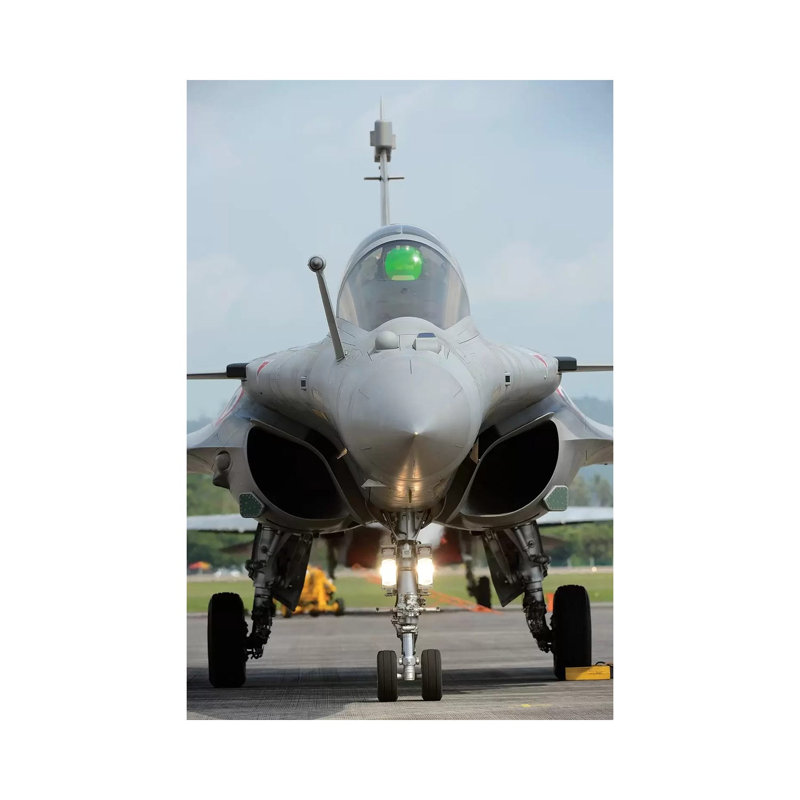 A Dassault Rafale Fighter Aircraft Of The French Air Force by Remo Guidi - Wrapped Canvas Gallery-Wrapped Canvas Giclée