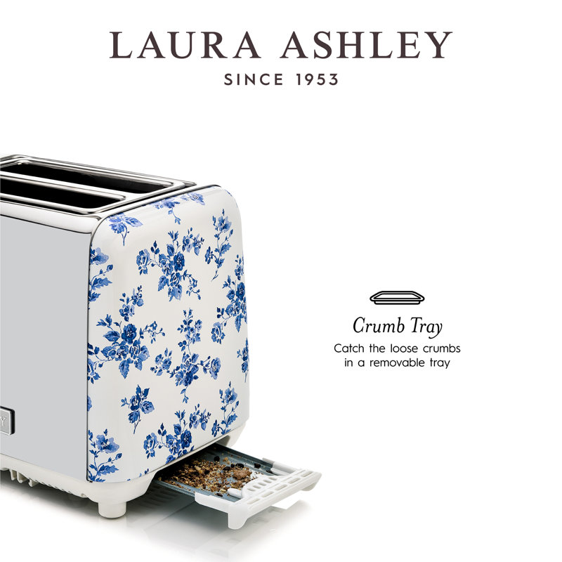 Grille-pain 2 tranches VQ Laura Ashley, Rose porcelaine
