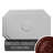 Endurathane Felix Ceiling Medallion, 25 1/4"W x 17 1/4"H x 1 3/4"P, Hand-Painted Brushed Mahogany Finish-28584475